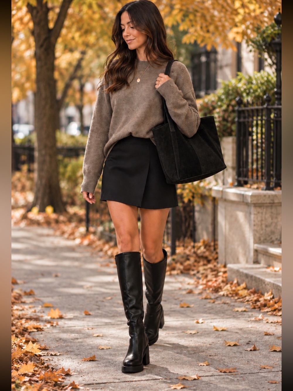 ALDO KNEE HIGH Black Heel Boots NEW. Perfect for Fall. Leather side zipper.